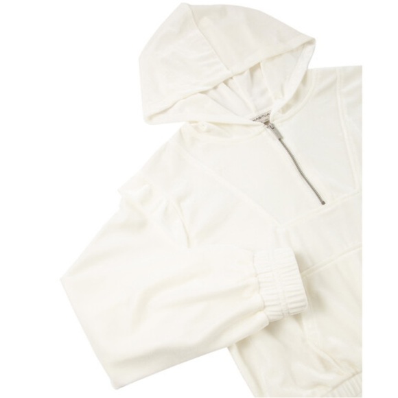 HABITUAL Girls Velour Hoodie & Knit Pant Tracksuit/ Coverup set - Picture 2 of 11